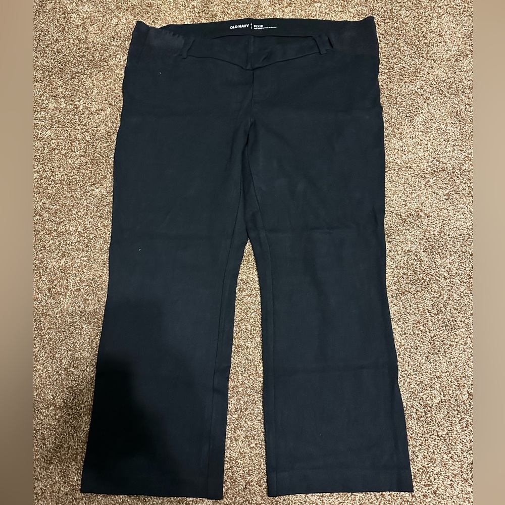 Old Navy Pixie Maternity Ankle Pants - image 1